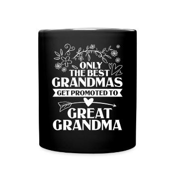 Arrière-grand-mère Grand-mère Arrière-grands-parents Grand-mère - Mug uni - noir - Devant