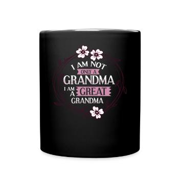 Arrière-grand-mère Grand-mère Arrière-grands-parents Grand-mère - Mug uni - noir - Devant