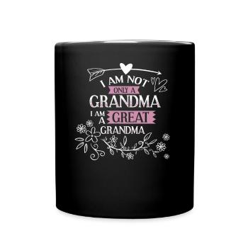 Arrière-grand-mère Grand-mère Arrière-grands-parents Grand-mère - Mug uni - noir - Devant