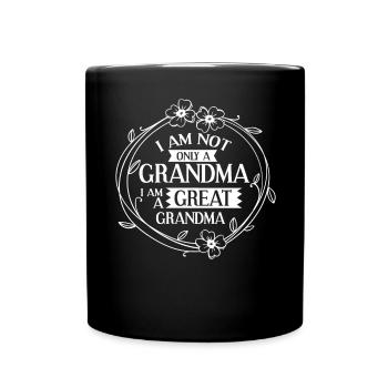 Arrière-grand-mère Grand-mère Arrière-grands-parents Grand-mère - Mug uni - noir - Devant