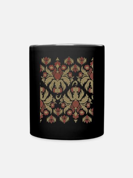 Motif Esthétique Baroque Old Vintage Grunge - Mug uni - noir