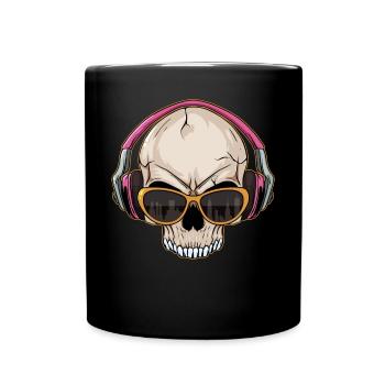 Downtown Girl Esthétique Skull Coquette Death Metal - Mug uni - noir - Devant