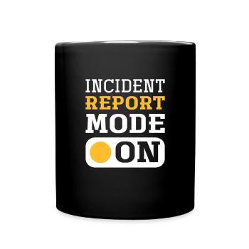 Incident reporting mode. Animal rescue. - Full Colour Mug - black - Front