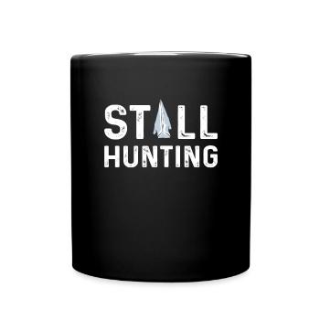 Immer Noch Auf Der Jagd. Pfeilspitze Jäger. - Tasse einfarbig - Schwarz - Vorne