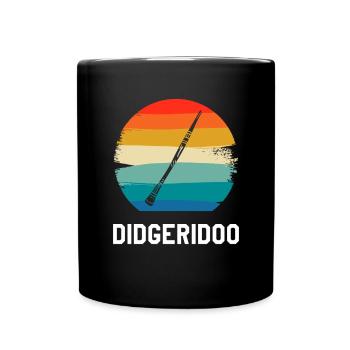 Retro Vintage Classic Didgeridoo Player Instrument - Mug uni - noir - Devant