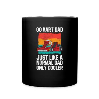 Go Kart Racing Karting Racer Gift - Full Colour Mug - black - Front