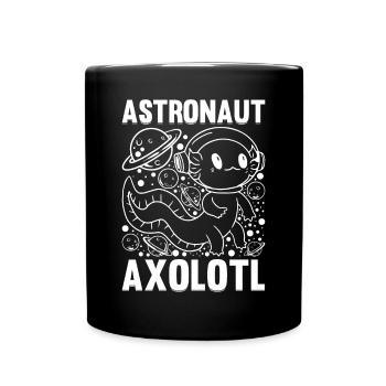 Axolotl Drôle Axolotl Astronaute Axolotl - Mug uni - noir - Devant