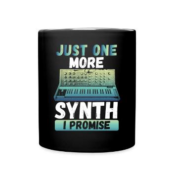 Il ne reste plus qu’un synthétiseur - Mug uni - noir - Devant