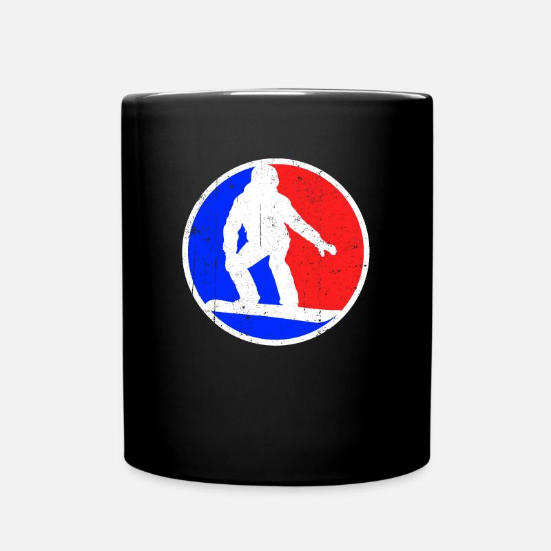 Snowboarding Logo - Tasse einfarbig - Schwarz