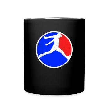 Parkour Logo - Tasse einfarbig - Schwarz - Vorne