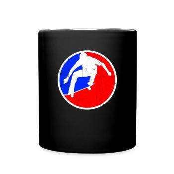 Logo du patinage - Mug uni - noir - Devant