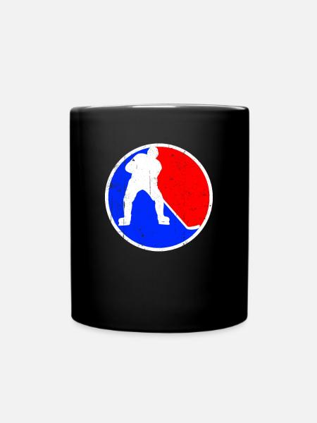 Eishockey Logo - Tasse einfarbig - Schwarz