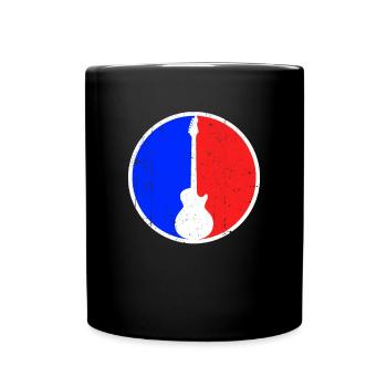 Egitarre Logo - Tasse einfarbig - Schwarz - Vorne