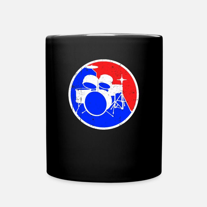 Drums Logo - Full Colour Mug - black