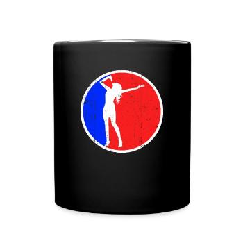 Singen Logo - Tasse einfarbig - Schwarz - Vorne