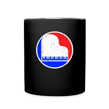 Piano Logo - Mug uni - noir - Devant