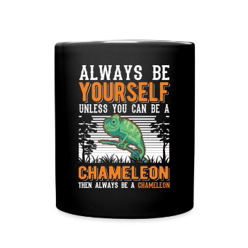 Chameleon Gift Chameleon - Full Colour Mug - black - Front