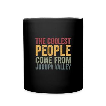 Les gens les plus cool viennent de la vallée de Jurupa - Mug uni - noir - Devant