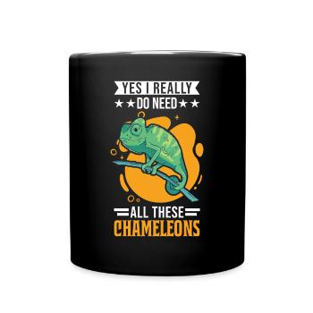 Chameleon Gift Chameleon - Full Colour Mug - black - Front