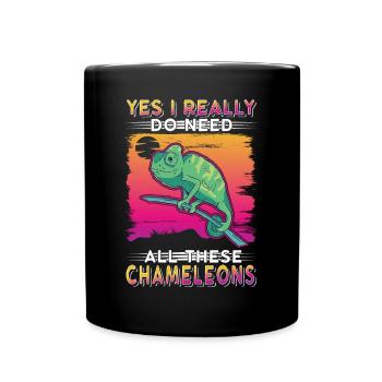Chameleon Gift Chameleon - Full Colour Mug - black - Front