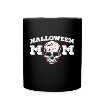 Halloween Mom funny women shirt - Full Colour Mug - black - Front