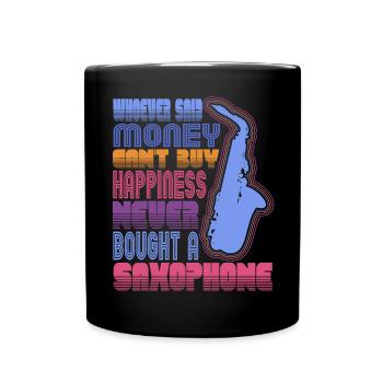 Saxophoniste Saxophoniste Saxophoniste - Mug uni - noir - Devant