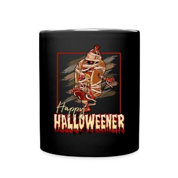 Joyeux Halloweener Maman Costume Drôle Viennois - Mug uni - noir - Devant