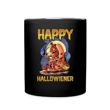 Happy Hello Viennese Zombie Costume Drôle de Viennois - Mug uni - noir - Devant