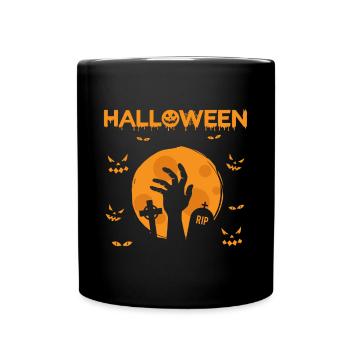 Cimetière de la main zombie d’Halloween - Mug uni - noir - Devant