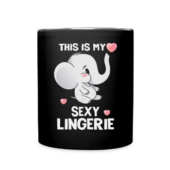 Lustig, Sexy, Pervers, Das Ist Mein Sexy - Tasse einfarbig - Schwarz - Vorne