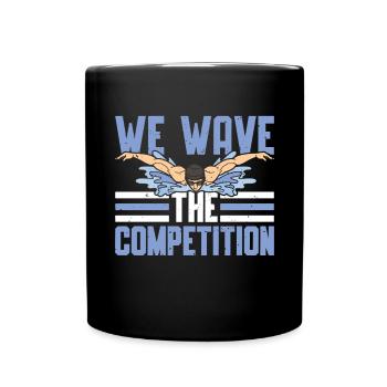 Nageurs Nageurs Nous Avons La Compétition - Mug uni - noir - Devant