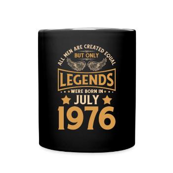 Geburtstag Die Legenden wurden im Juli 1976 gebore - Tasse einfarbig - Schwarz - Vorne