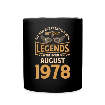 Anniversaire Les légendes ont été gebo en août 1978 - Mug uni - noir - Devant