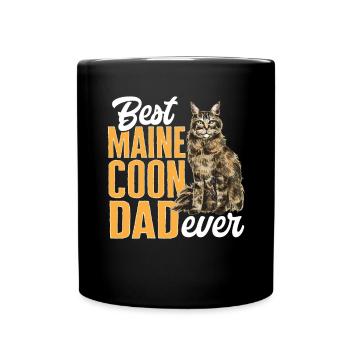 Chat Maine Coon - Mug uni - noir - Devant