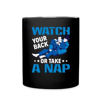 BJJ Jiu-Jitsu Brésilien - Mug uni - noir - Devant