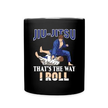 BJJ Jiu-Jitsu Brésilien - Mug uni - noir - Devant