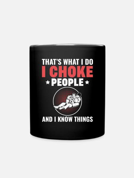 BJJ Brazilian Jiu-Jitsu - Tasse einfarbig - Schwarz