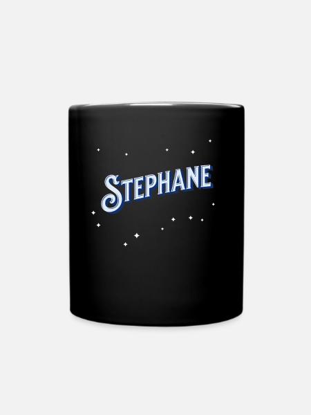Le nom de Stéphane personnalisé - Mug uni - noir