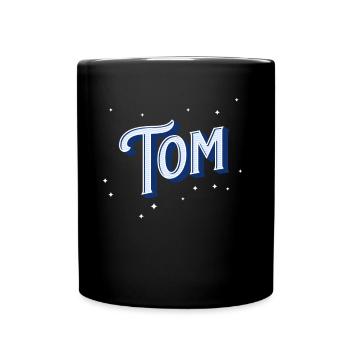 Le nom de Tom personnalisé - Mug uni - noir - Devant