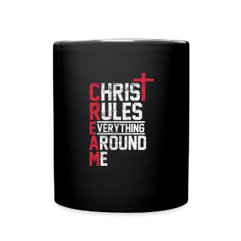 Hip Hop - Tasse einfarbig - Schwarz - Vorne