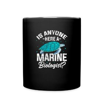 Marine Biology Marine Biologist Biolgy Gift - Full Colour Mug - black - Front