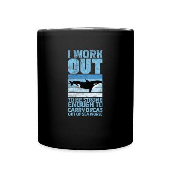 Marine Biology Marine Biologist Biolgy Gift - Full Colour Mug - black - Front