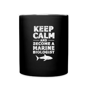 Marine Biology Marine Biologist Biolgy Gift - Full Colour Mug - black - Front