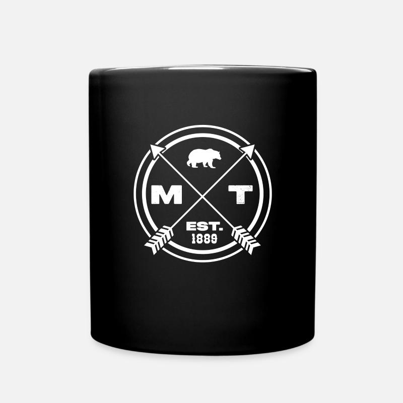 Montana - Tasse einfarbig - Schwarz