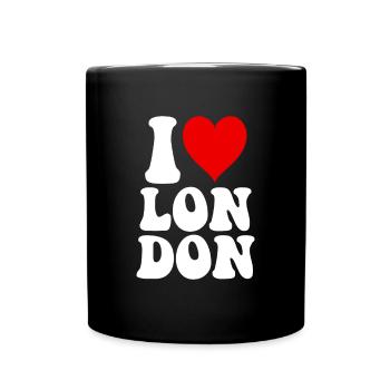 I love London - Full Colour Mug - black - Front