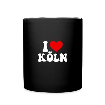 I love cologne - Full Colour Mug - black - Front