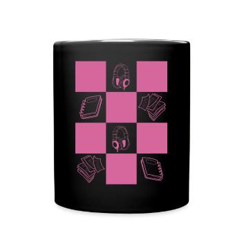 Downtown Girl Esthétique Coquette Pastel Danoise - Mug uni - noir - Devant