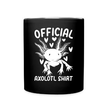 Axolotl Lover Officiel Axolotl Chemise Axolotl Mignon - Mug uni - noir - Devant