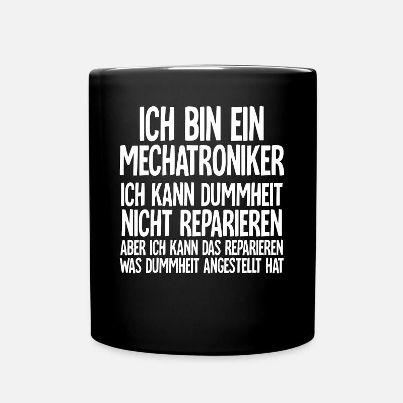 Mechatroniker - Tasse einfarbig - Schwarz