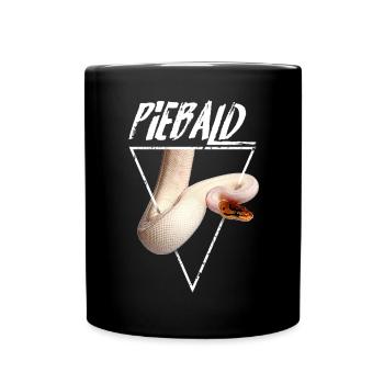 Piebald Ball Python Reptilienpfleger - Tasse einfarbig - Schwarz - Vorne